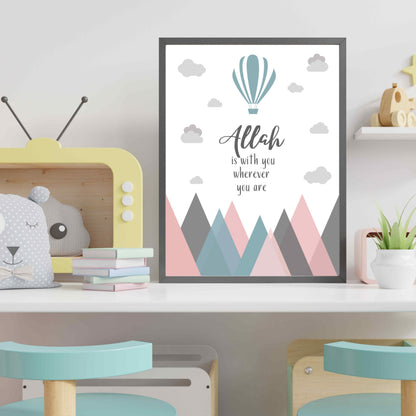 Kids Wall Art Print Set (Pastel)