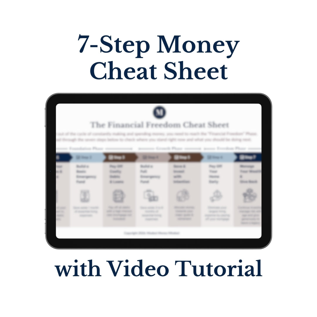7-Step Money Cheat Sheet