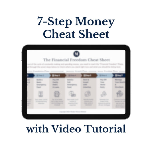 7-Step Money Cheat Sheet