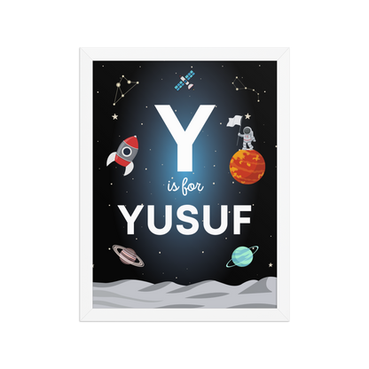 Little Astronauts Islamic Wall Art Collection - Blue