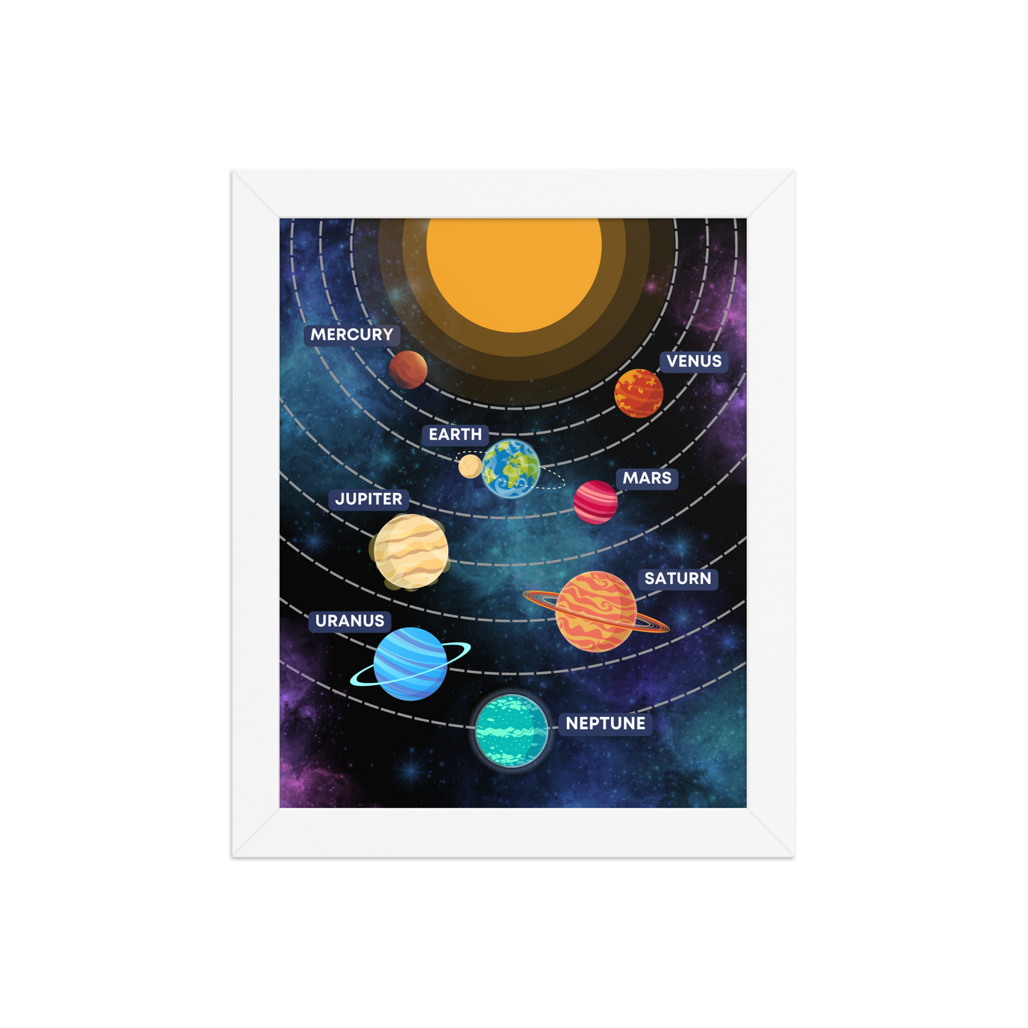 Little Astronauts Islamic Wall Art Collection - Blue