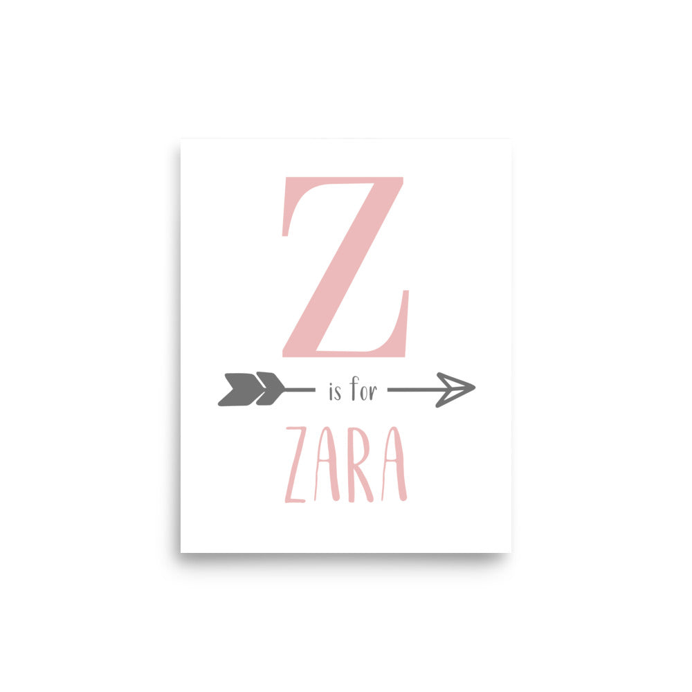 Custom Name Print - Green